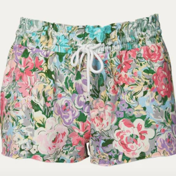 Beach Riot floral Lydia Short Multicolored